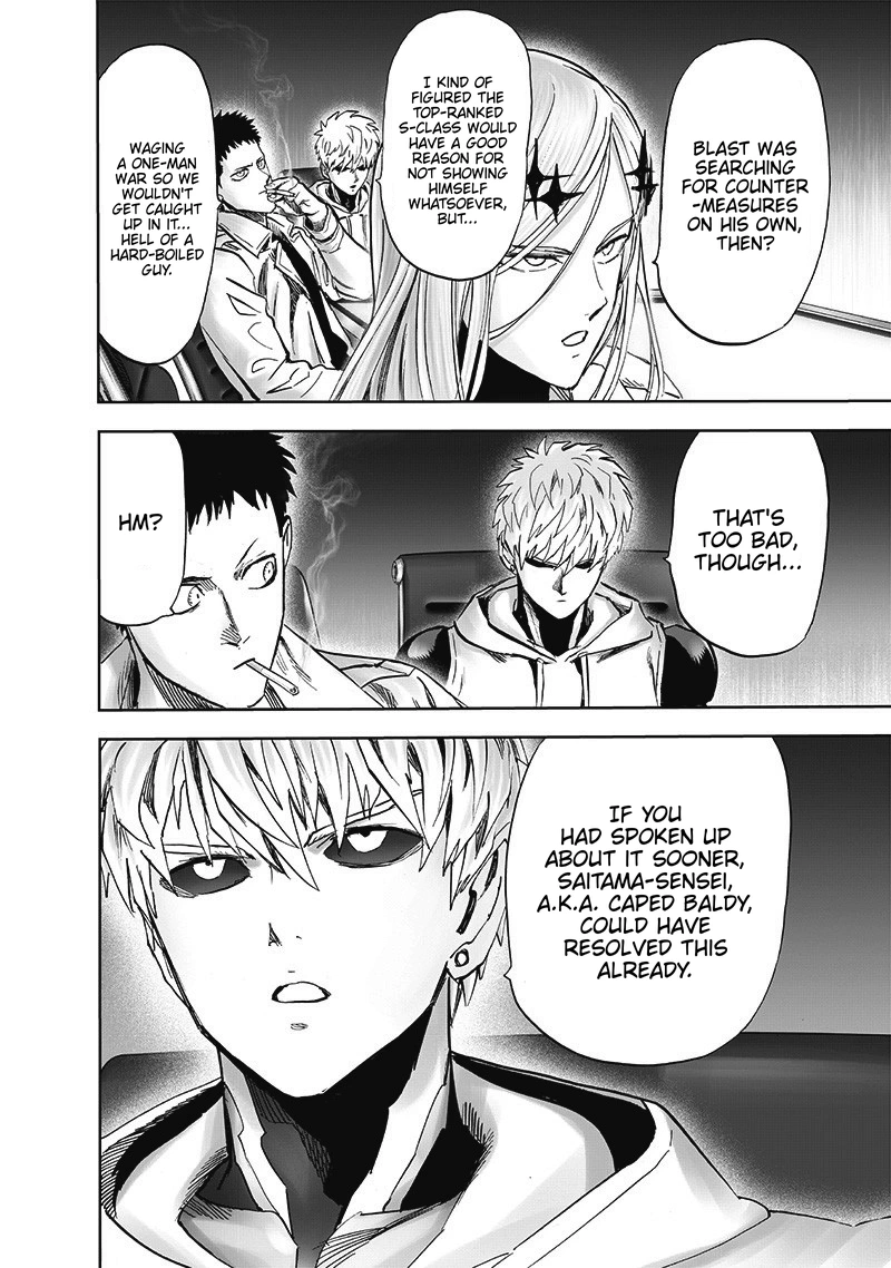 One Punch Man Manga Chapter 173 page 23 - Secret Intel scene