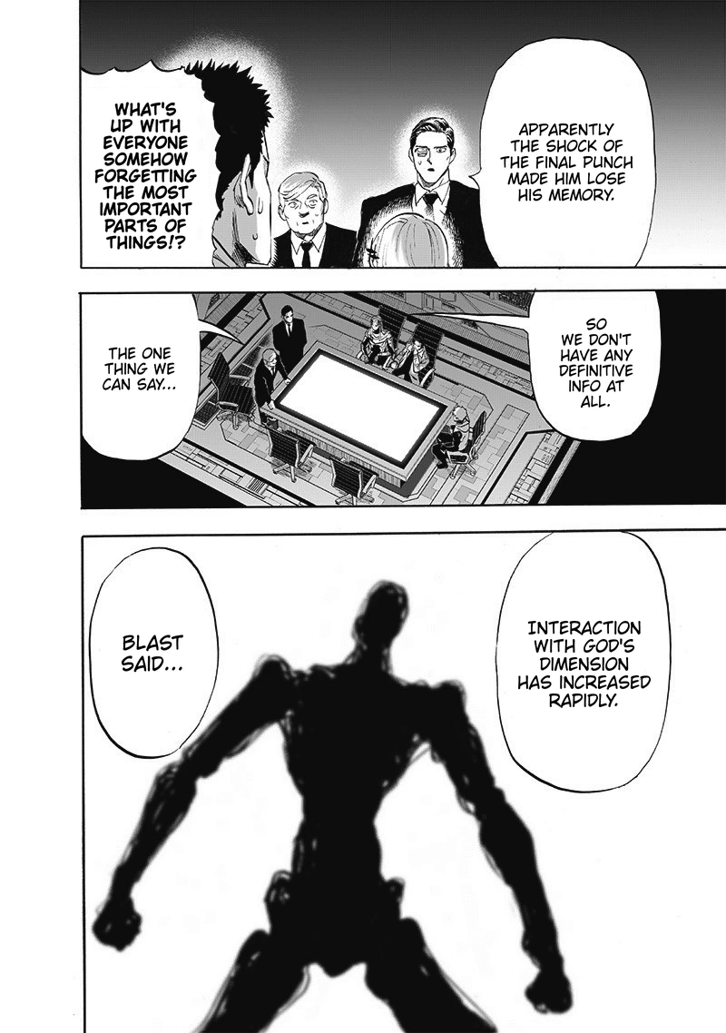 One Punch Man Manga Chapter 173 page 29 - Secret Intel scene