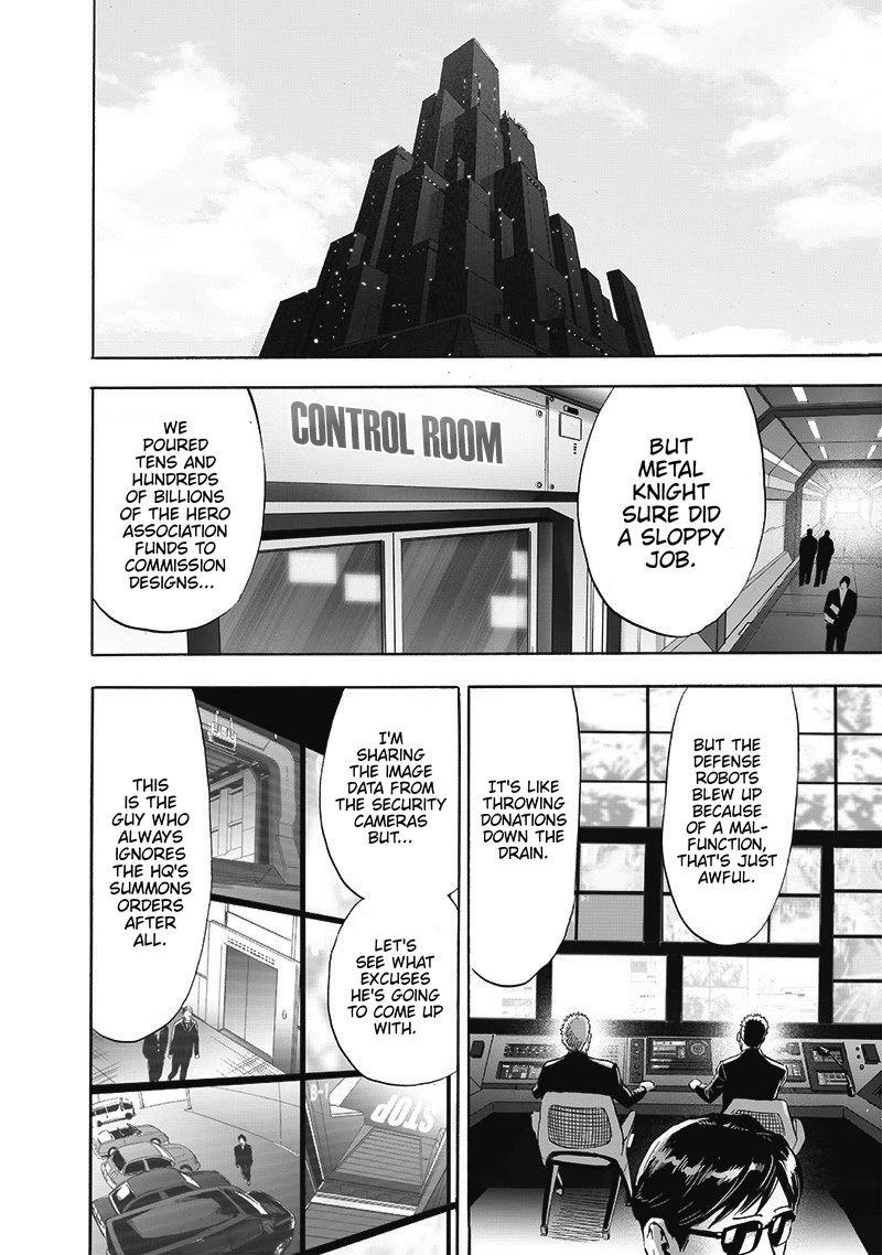 One Punch Man Manga Chapter 173 page 3 - Secret Intel scene