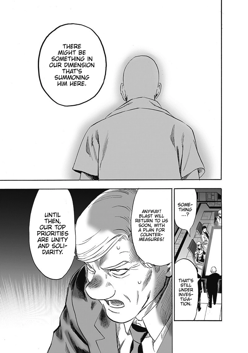 One Punch Man Manga Chapter 173 page 30 - Secret Intel scene