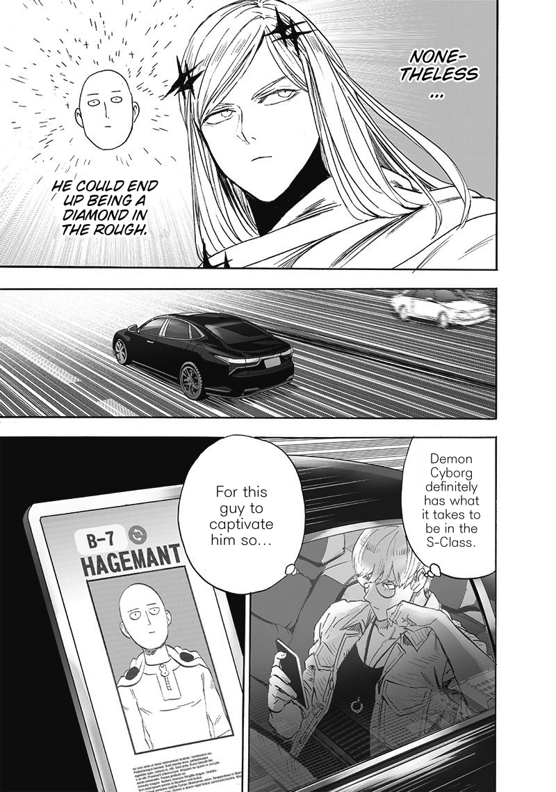 One Punch Man Manga Chapter 173 page 34 - Secret Intel scene