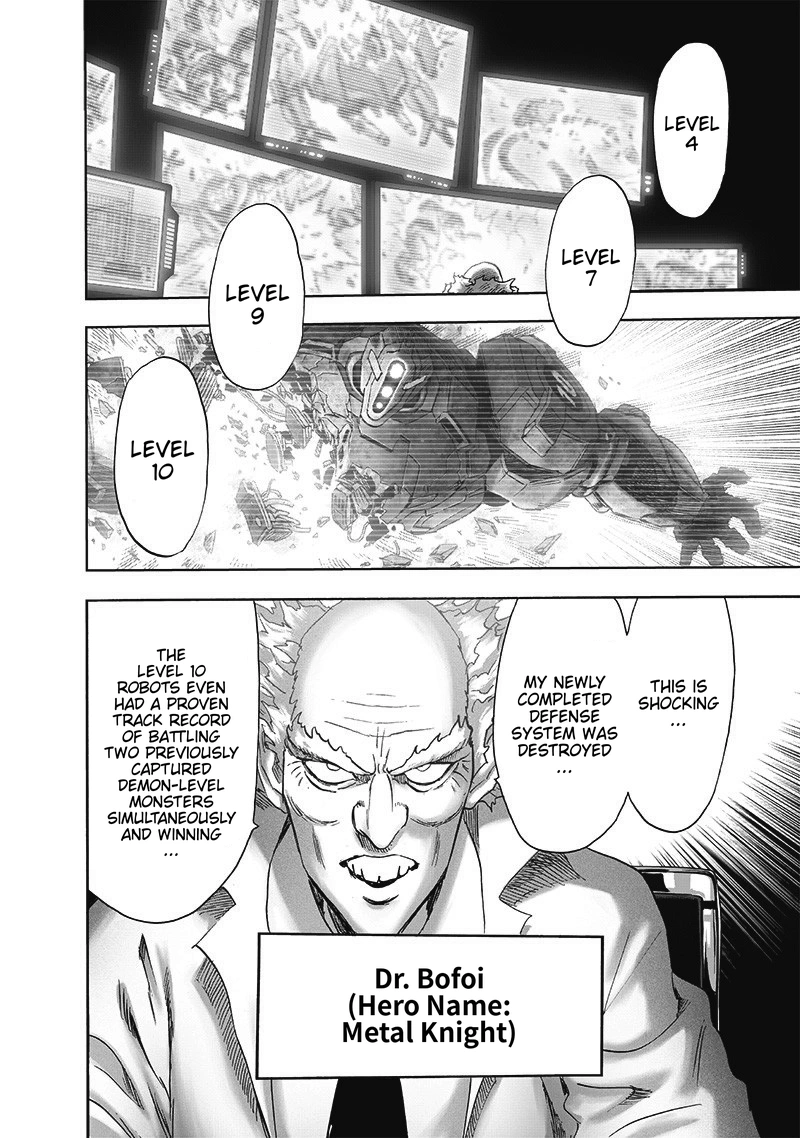 One Punch Man Manga Chapter 173 page 5 - Secret Intel scene