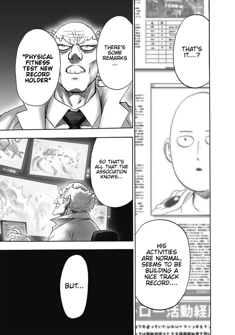 One Punch Man Manga Chapter 173 page 8 - Secret Intel scene