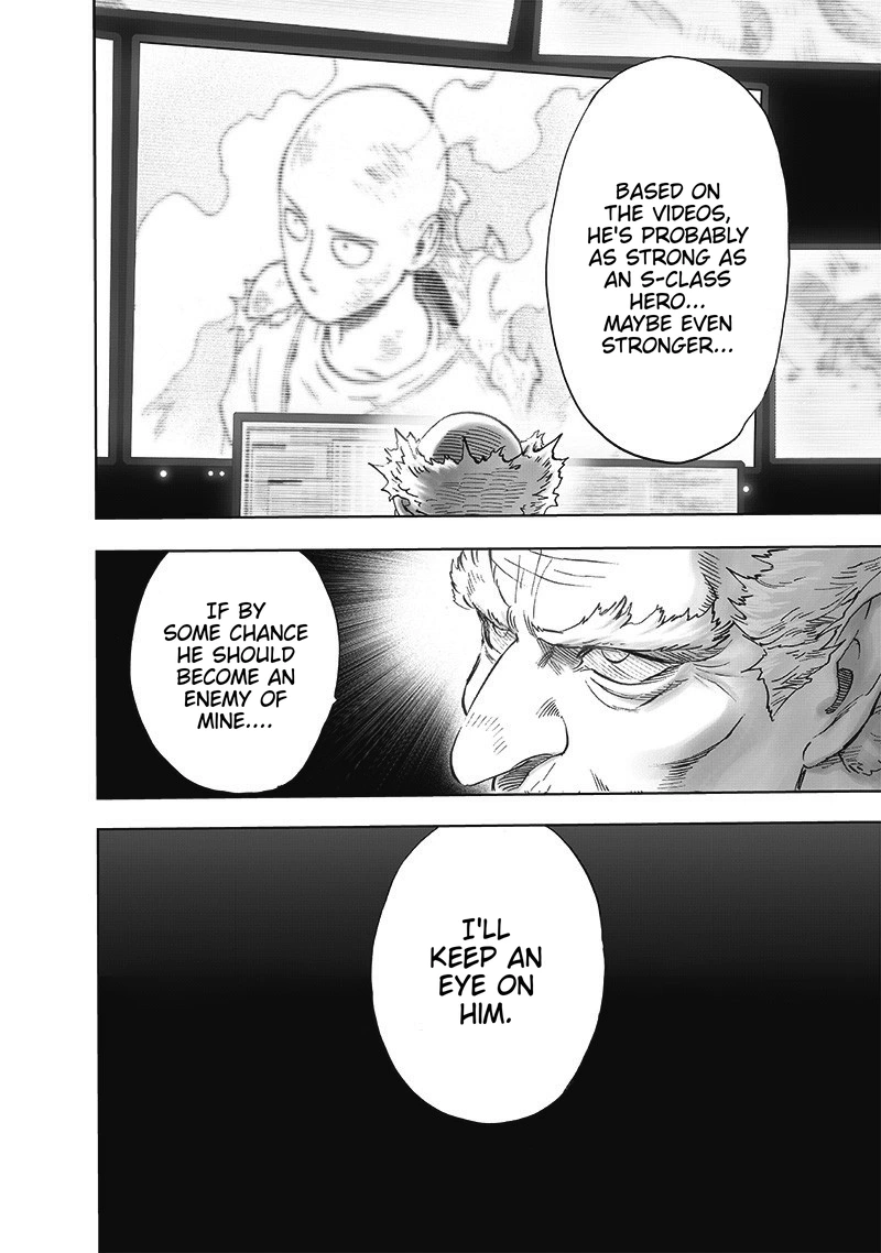 One Punch Man Manga Chapter 173 page 9 - Secret Intel scene