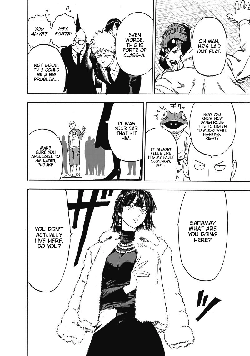 One Punch Man Manga Chapter 175 page 11 - Visitor scene