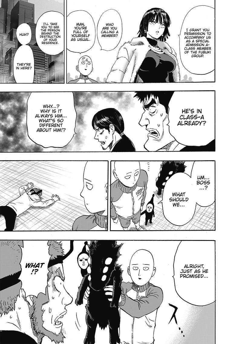 One Punch Man Manga Chapter 175 page 14 - Visitor scene