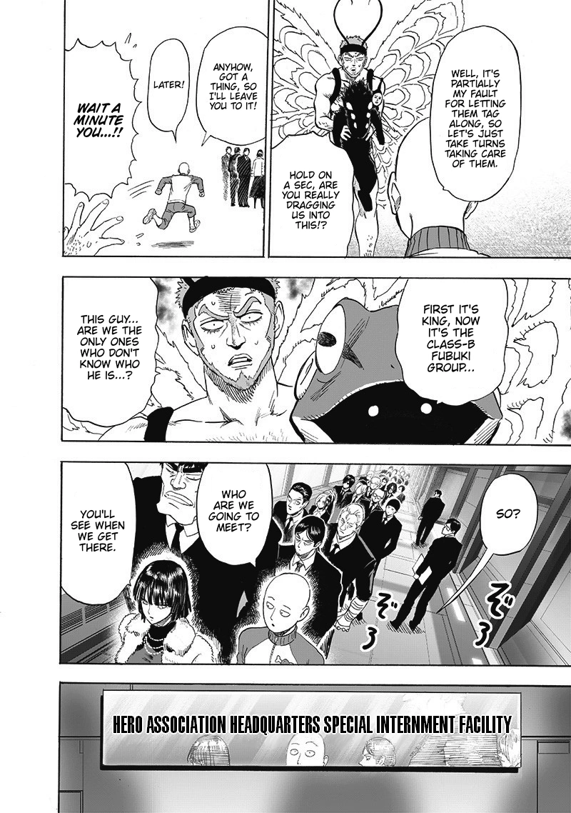 One Punch Man Manga Chapter 175 page 15 - Visitor scene