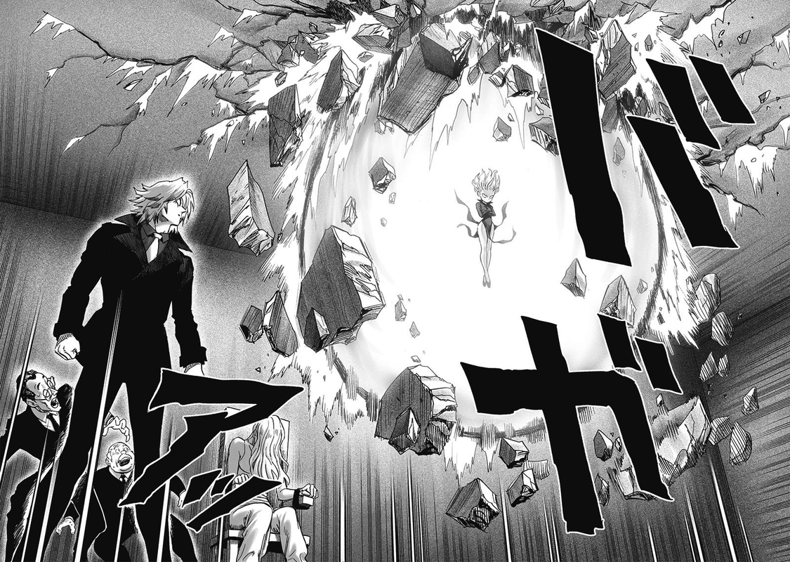 One Punch Man Manga Chapter 176 page 17 - Hypocenter scene