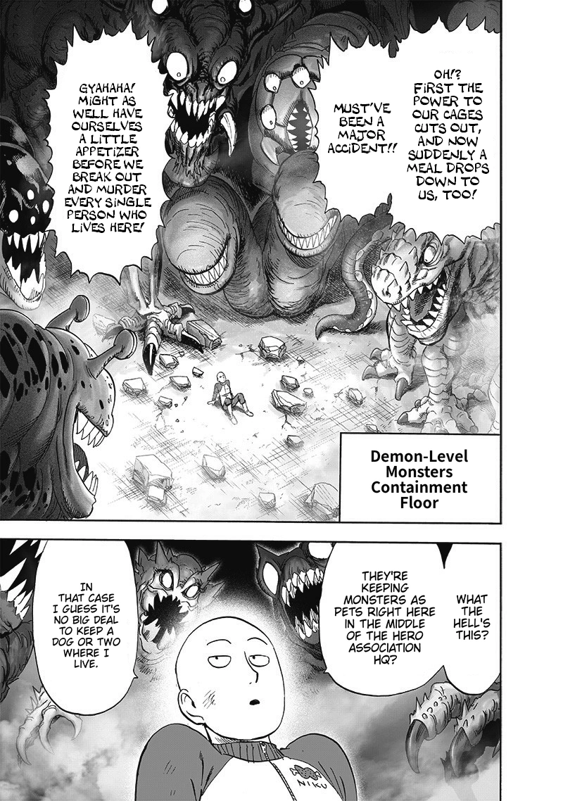 One Punch Man Manga Chapter 176 page 27 - Hypocenter scene