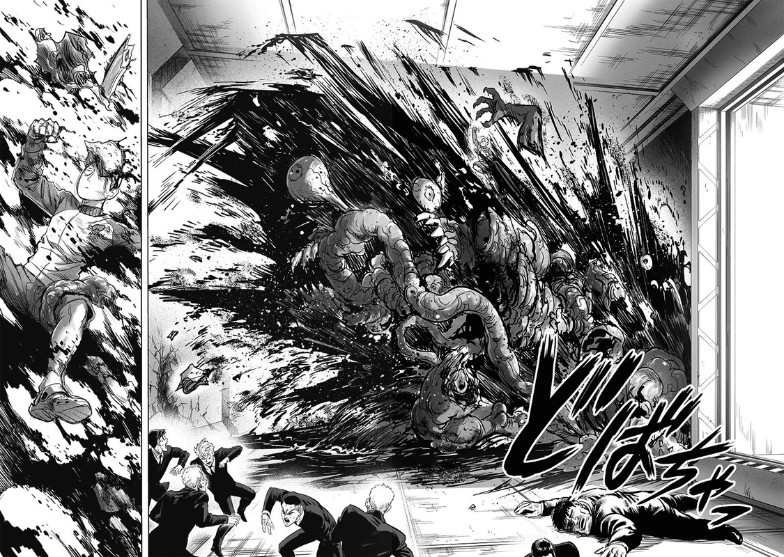 One Punch Man Manga Chapter 177 page 19 - The Supernatural & Risks scene
