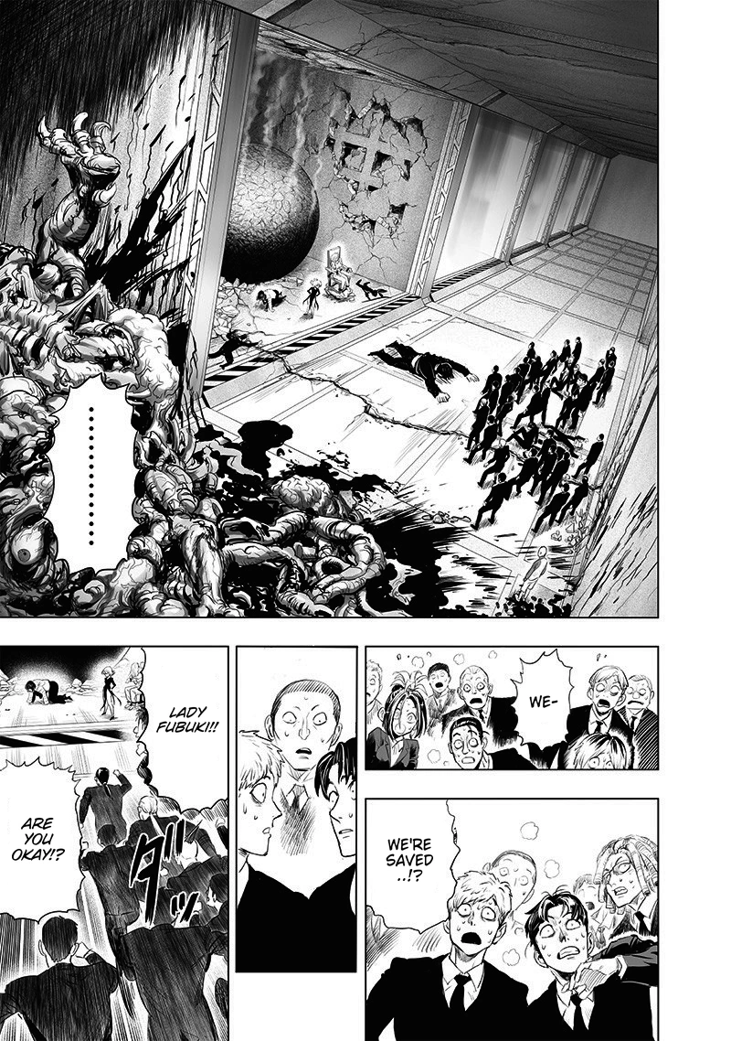 One Punch Man Manga Chapter 177 page 29 - The Supernatural & Risks scene