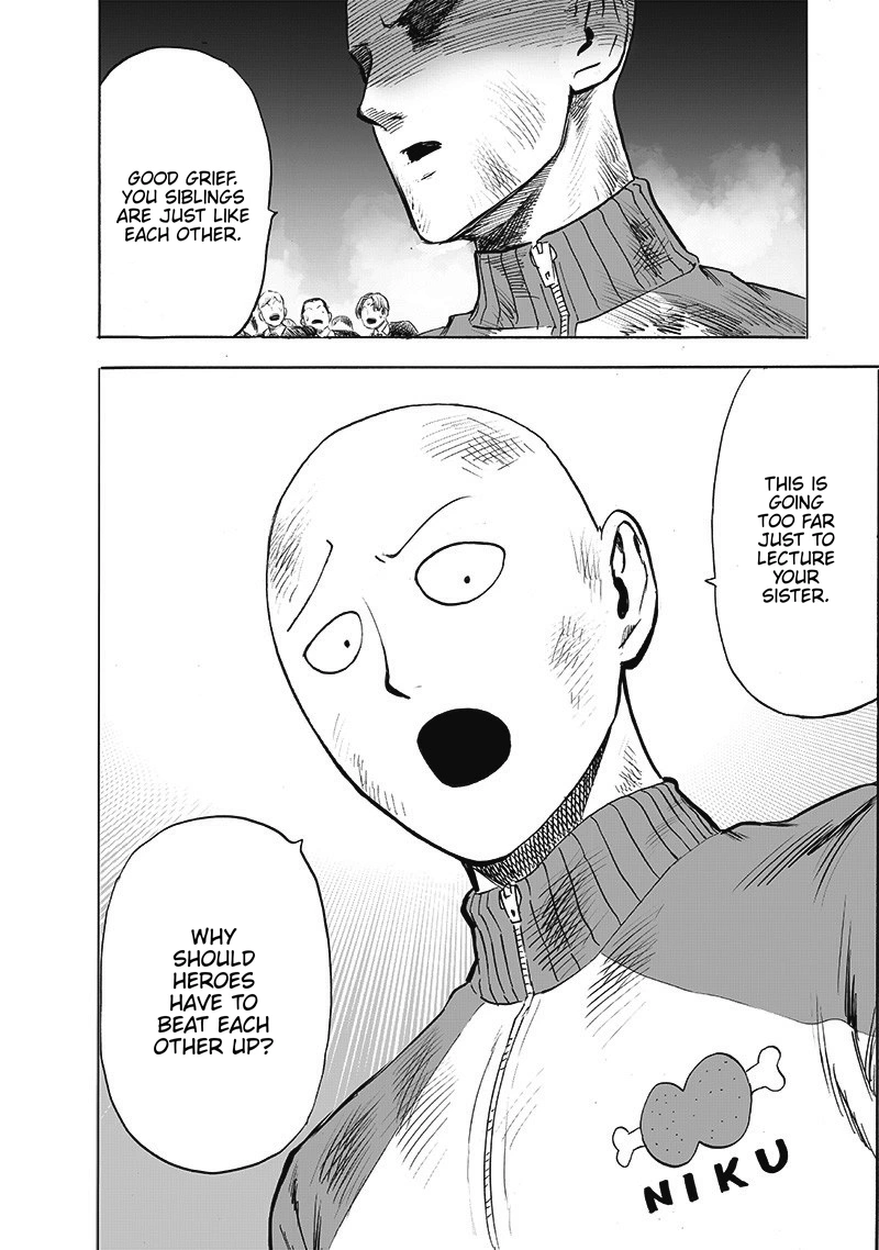One Punch Man Manga Chapter 177 page 36 - The Supernatural & Risks scene