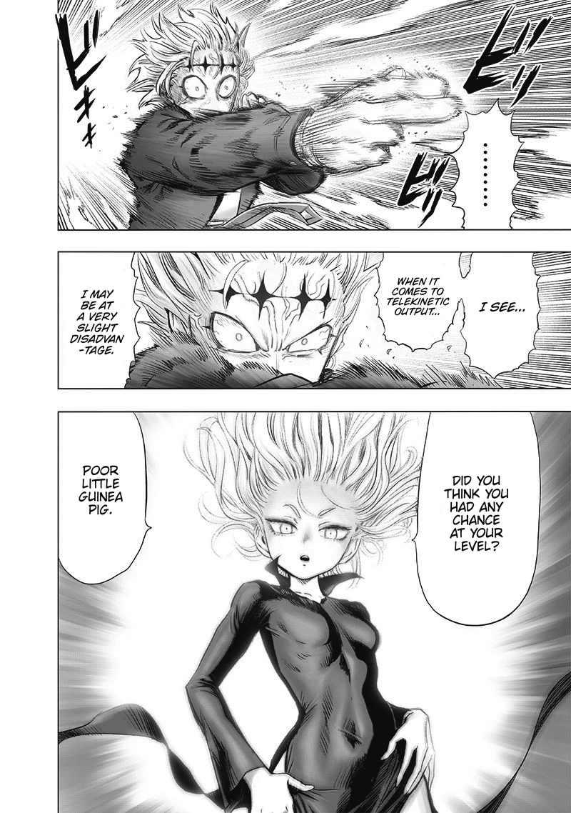 One Punch Man Manga Chapter 177 page 9 - The Supernatural & Risks scene