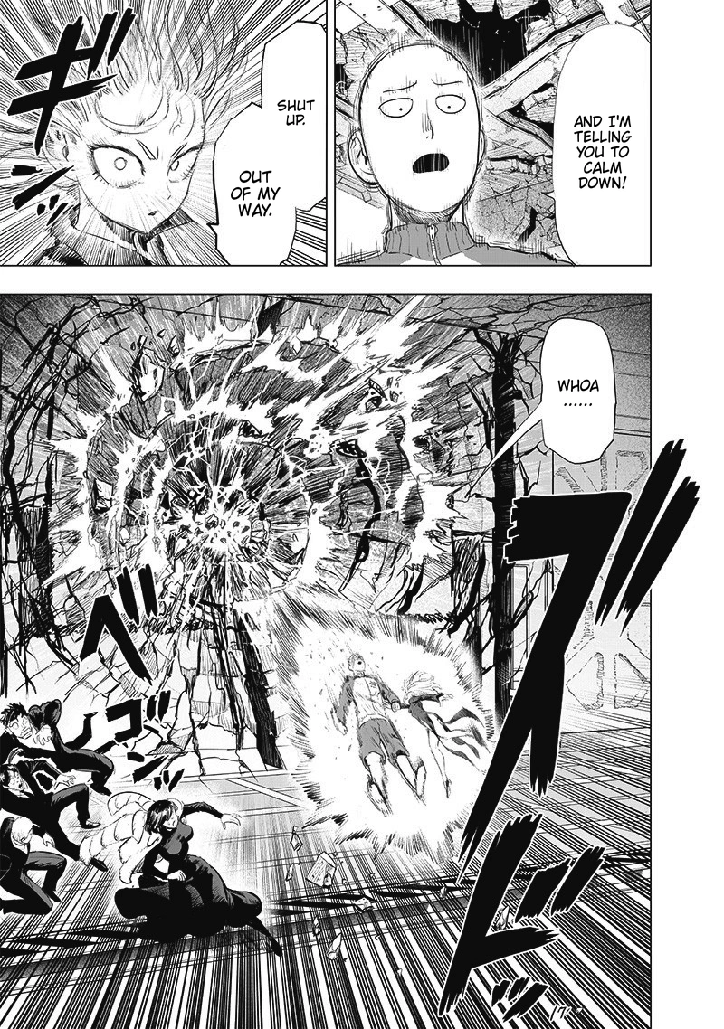 One Punch Man Manga Chapter 178 page 10 - Do it outside scene