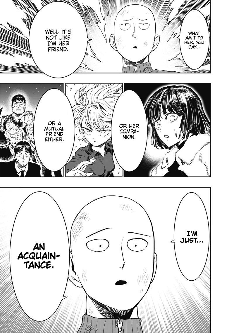 One Punch Man Manga Chapter 178 page 16 - Do it outside scene