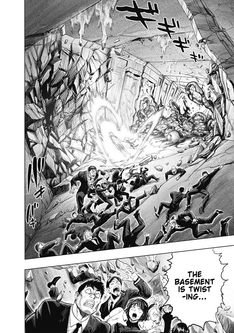 One Punch Man Manga Chapter 178 page 21 - Do it outside scene