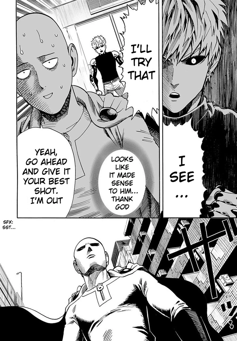 One Punch Man Manga Chapter 18 page 13 - Business Activity scene