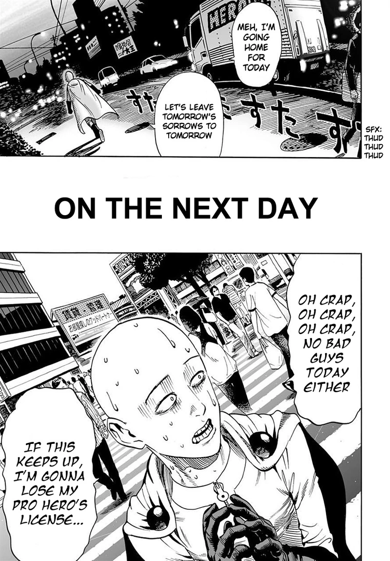 One Punch Man Manga Chapter 18 page 16 - Business Activity scene