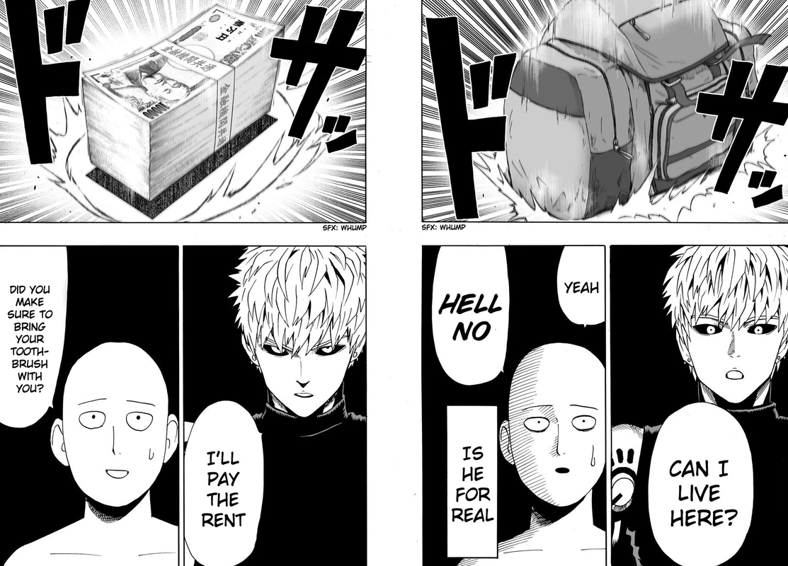 One Punch Man Manga Chapter 18 page 4 - Business Activity scene