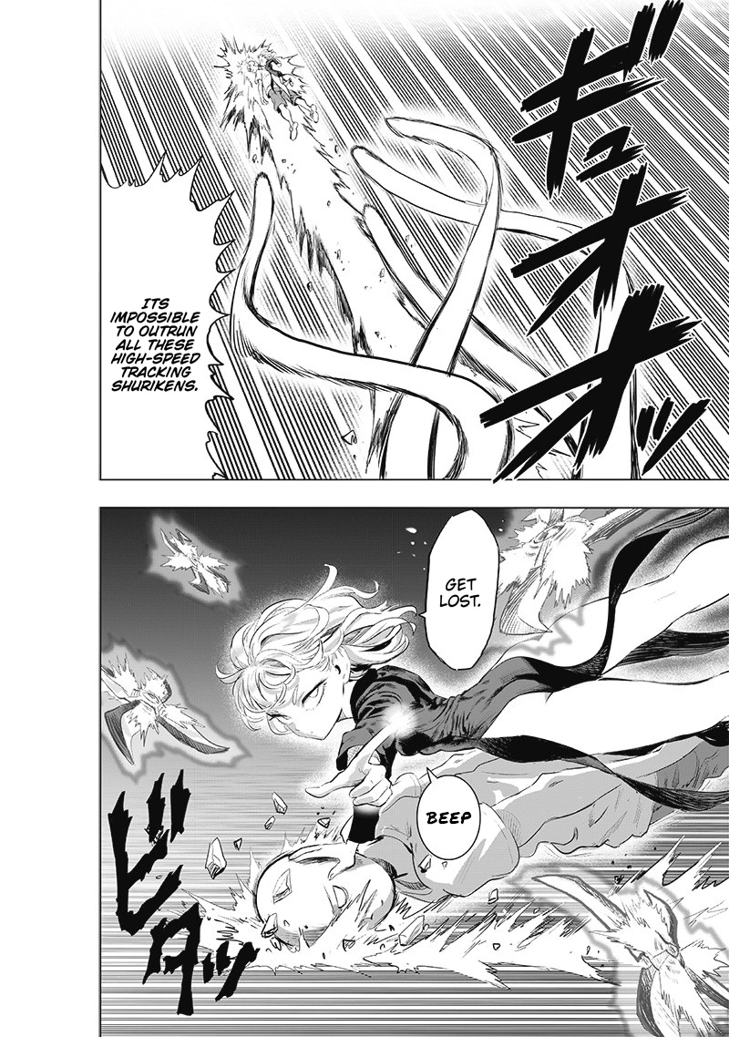 One Punch Man Manga Chapter 181 page 13 - Scalp Friction scene