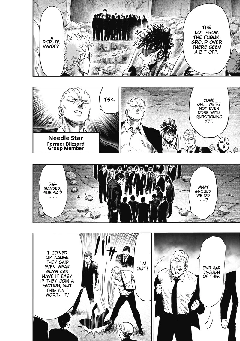 One Punch Man Manga Chapter 181 page 21 - Scalp Friction scene