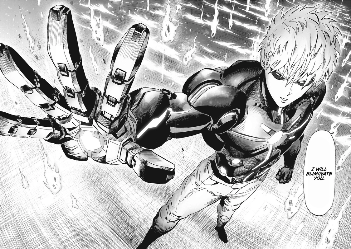 One Punch Man Manga Chapter 185 page 27 - Updates scene