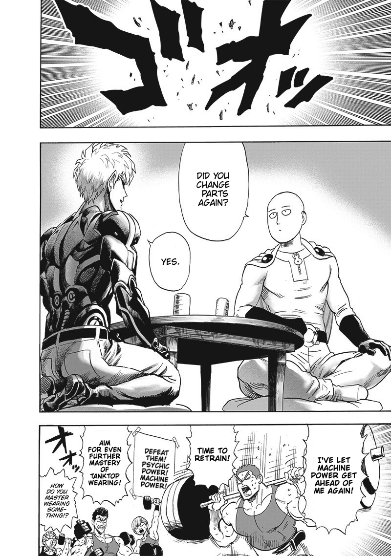 One Punch Man Manga Chapter 185 page 28 - Updates scene