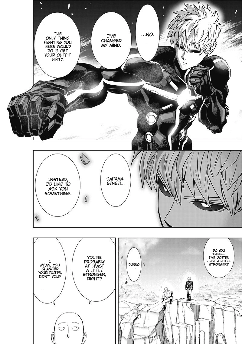One Punch Man Manga Chapter 186 page 16 - Turning Point scene