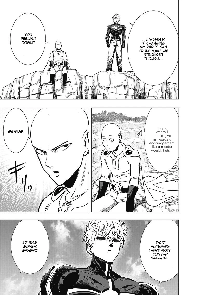 One Punch Man Manga Chapter 186 page 17 - Turning Point scene