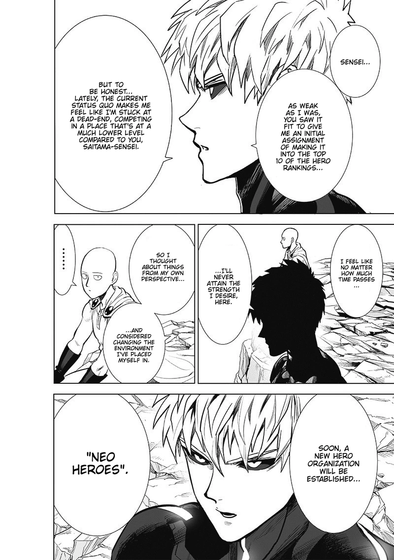 One Punch Man Manga Chapter 186 page 22 - Turning Point scene