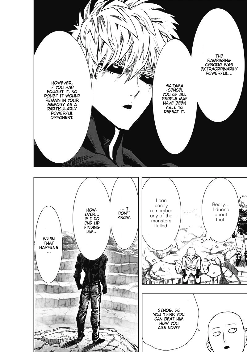 One Punch Man Manga Chapter 186 page 28 - Turning Point scene