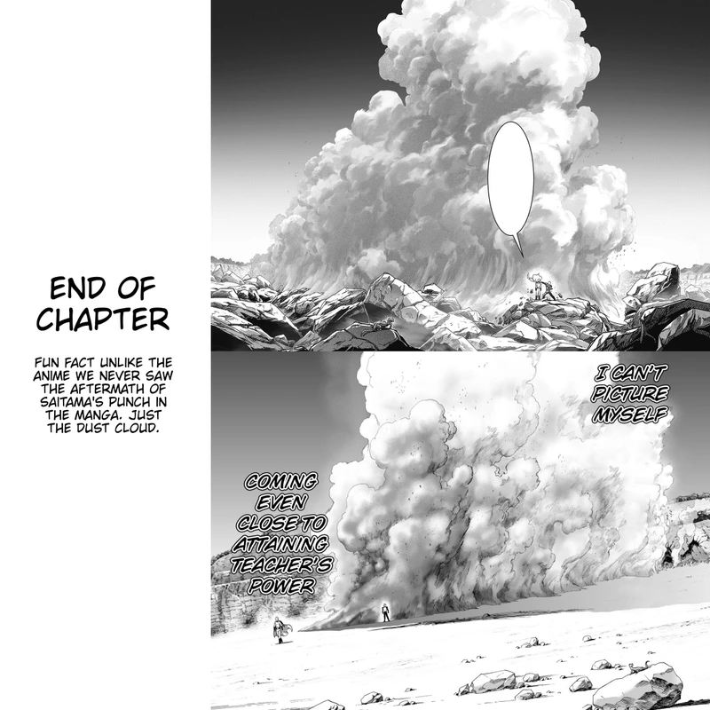 One Punch Man Manga Chapter 186 page 34 - Turning Point scene