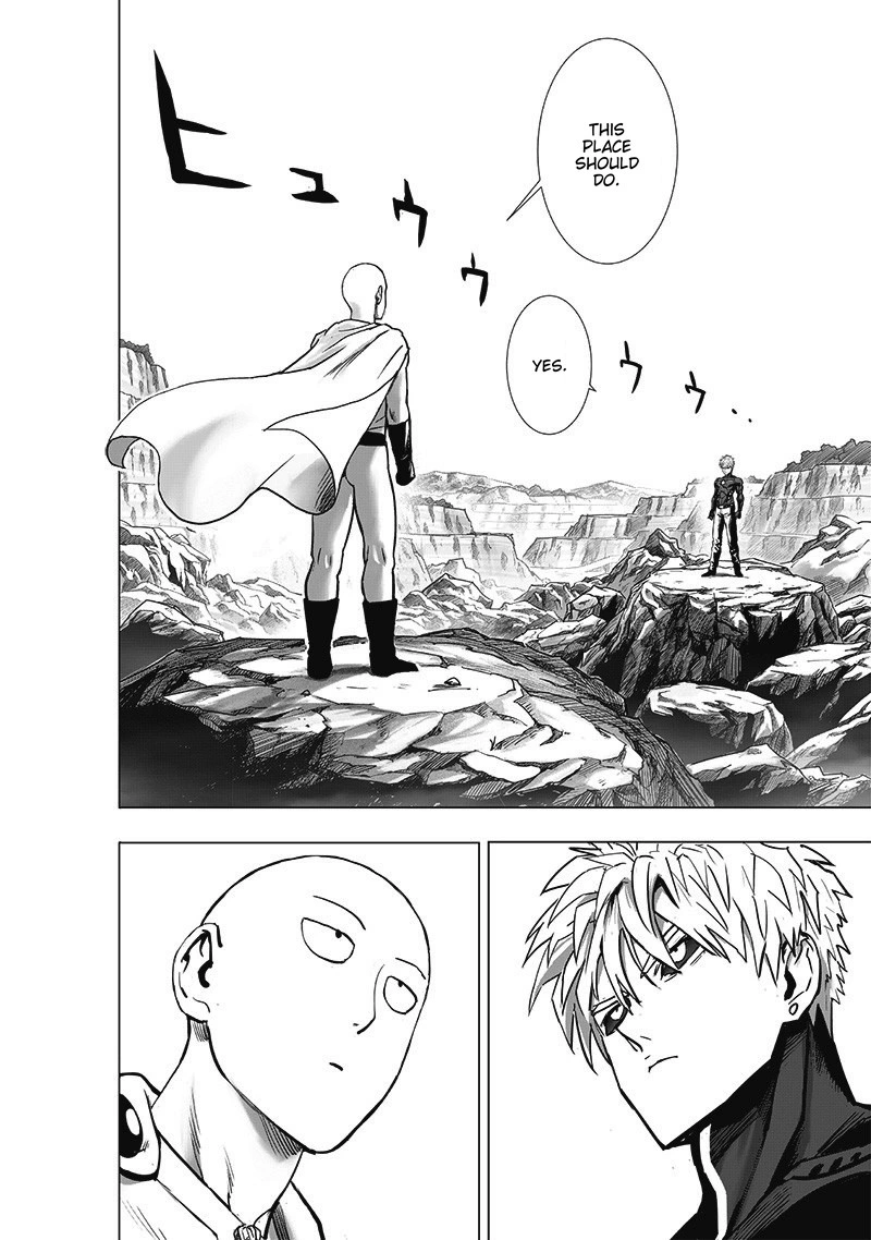 One Punch Man Manga Chapter 186 page 7 - Turning Point scene