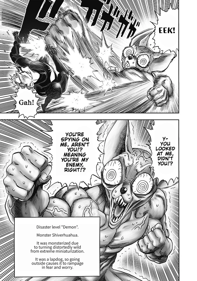 One Punch Man Manga Chapter 187 page 18 - The Butterfly and The Back scene