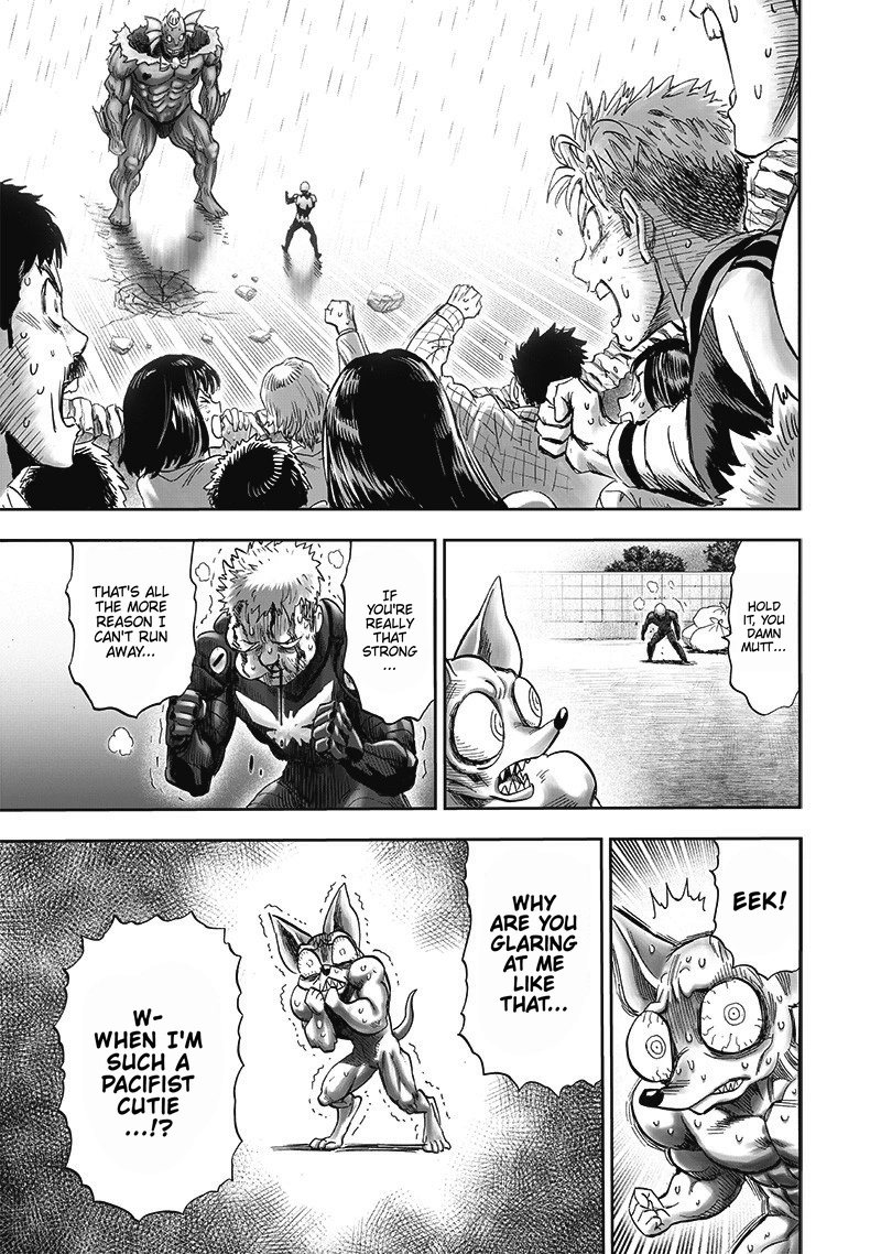 One Punch Man Manga Chapter 187 page 22 - The Butterfly and The Back scene