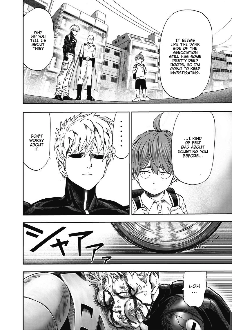 One Punch Man Manga Chapter 187 page 34 - The Butterfly and The Back scene