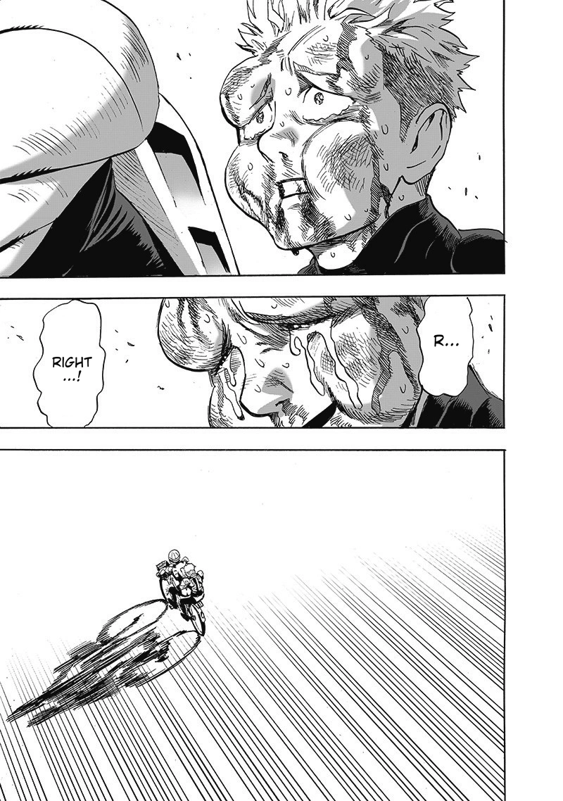 One Punch Man Manga Chapter 187 page 37 - The Butterfly and The Back scene