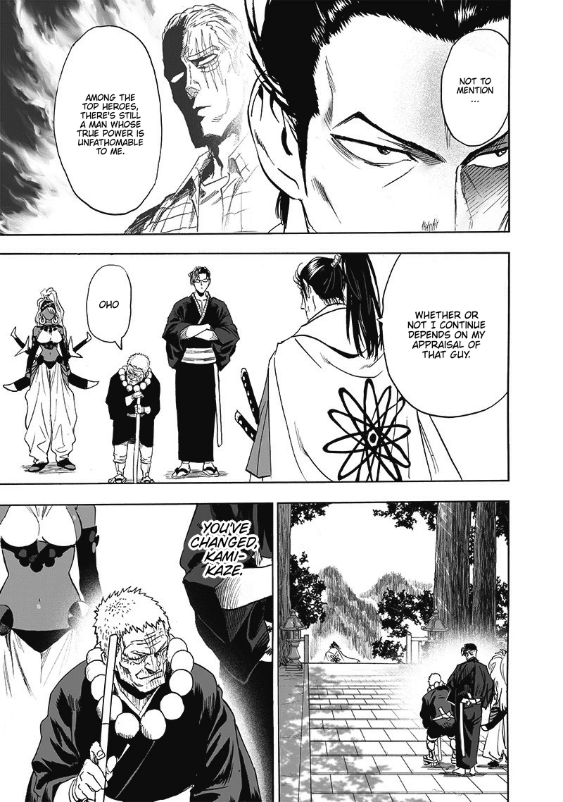 One Punch Man Manga Chapter 188 page 20 - Appraisal scene