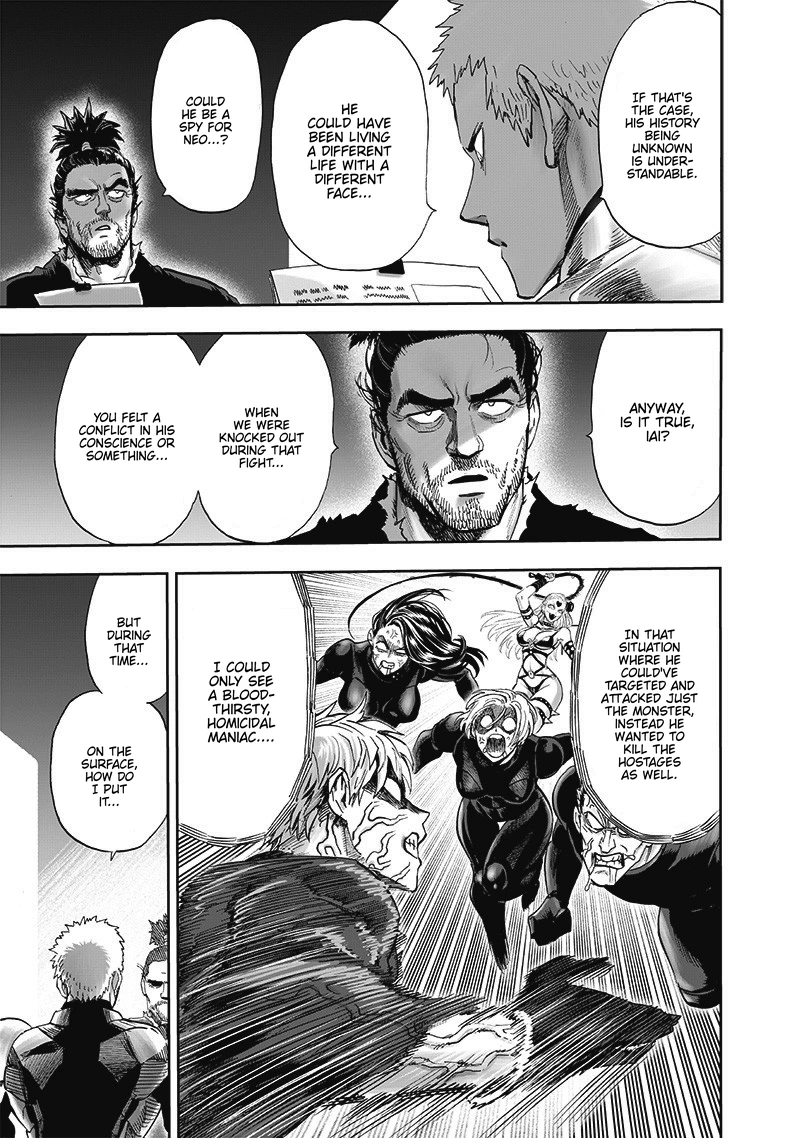 One Punch Man Manga Chapter 188 page 4 - Appraisal scene