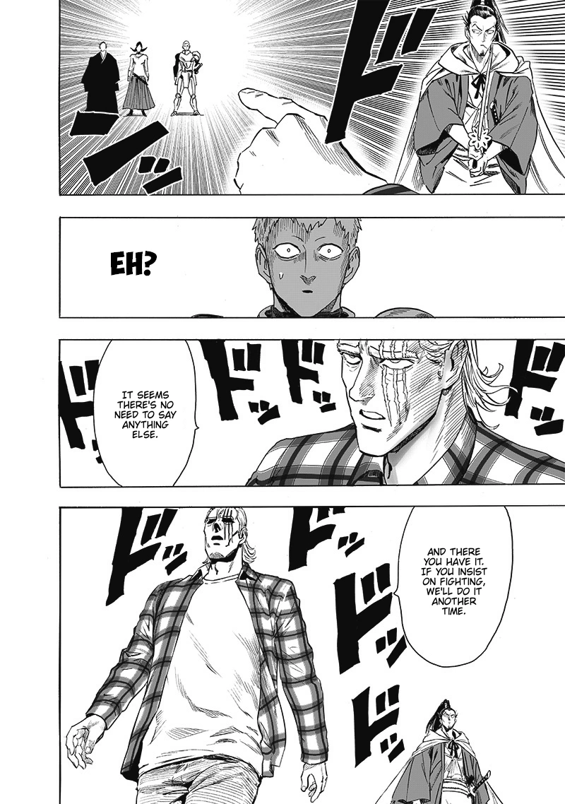 One Punch Man Manga Chapter 189 page 13 - Blade Test scene