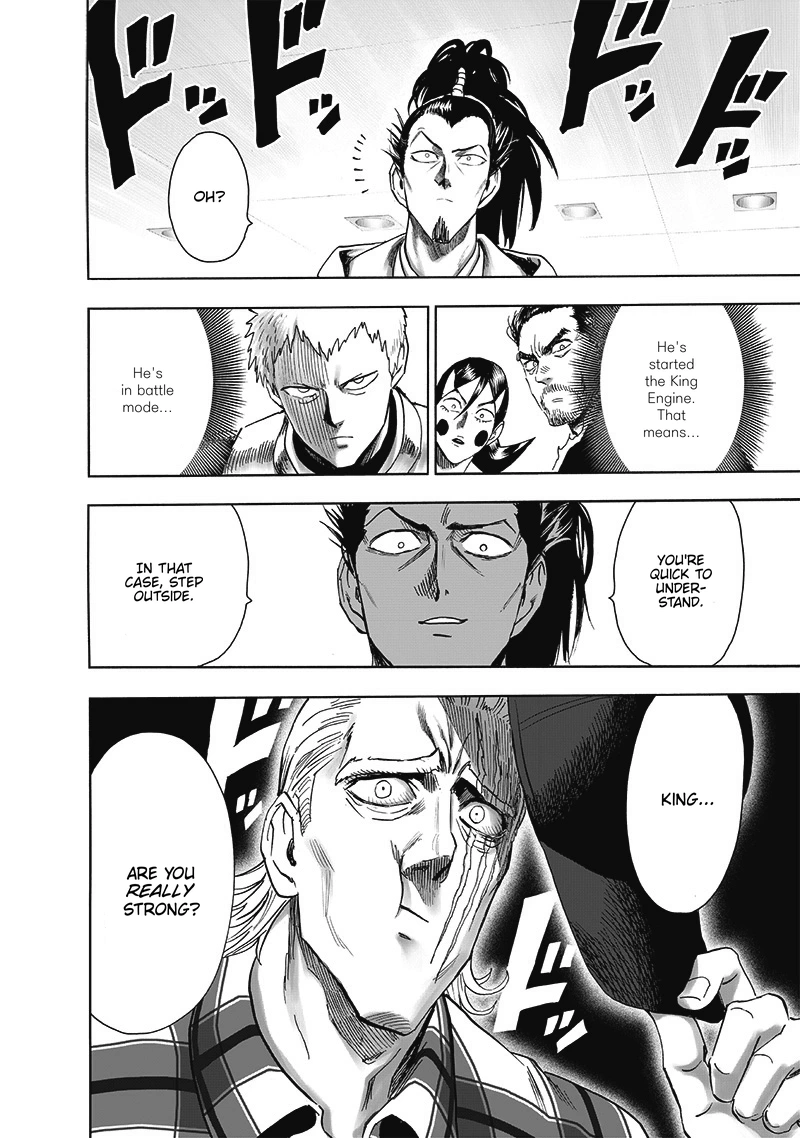 One Punch Man Manga Chapter 189 page 3 - Blade Test scene