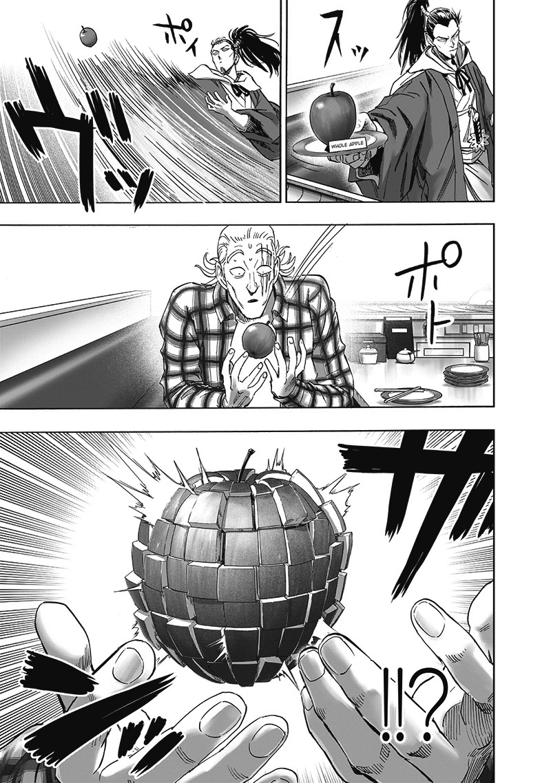 One Punch Man Manga Chapter 189 page 6 - Blade Test scene