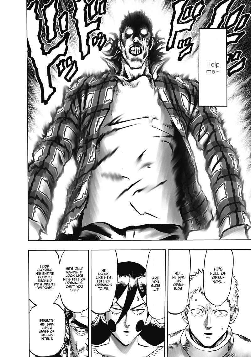 One Punch Man Manga Chapter 189 page 9 - Blade Test scene