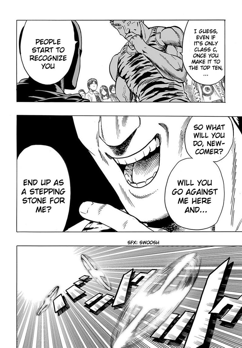 One Punch Man Manga Chapter 19 page 12 - No Time for This scene