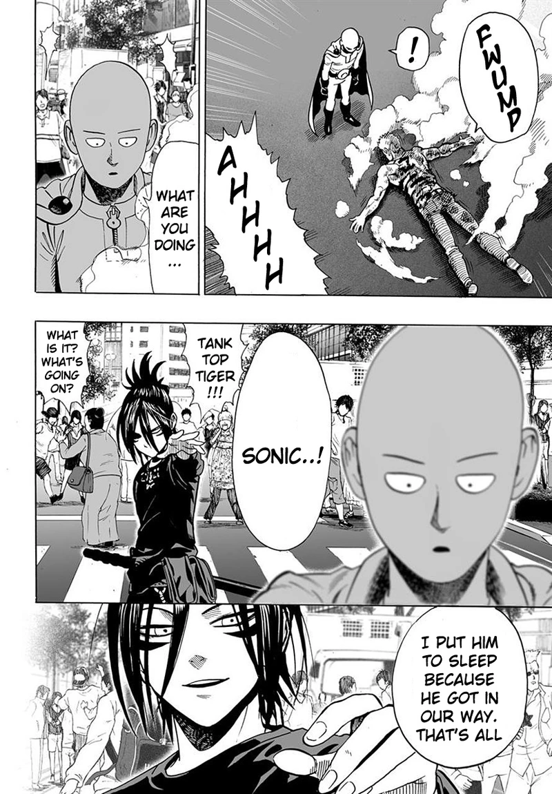 One Punch Man Manga Chapter 19 page 14 - No Time for This scene