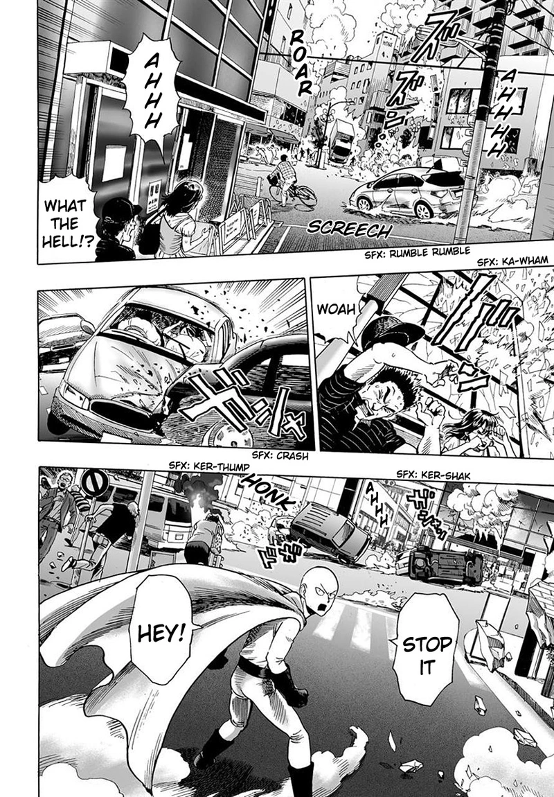 One Punch Man Manga Chapter 19 page 21 - No Time for This scene