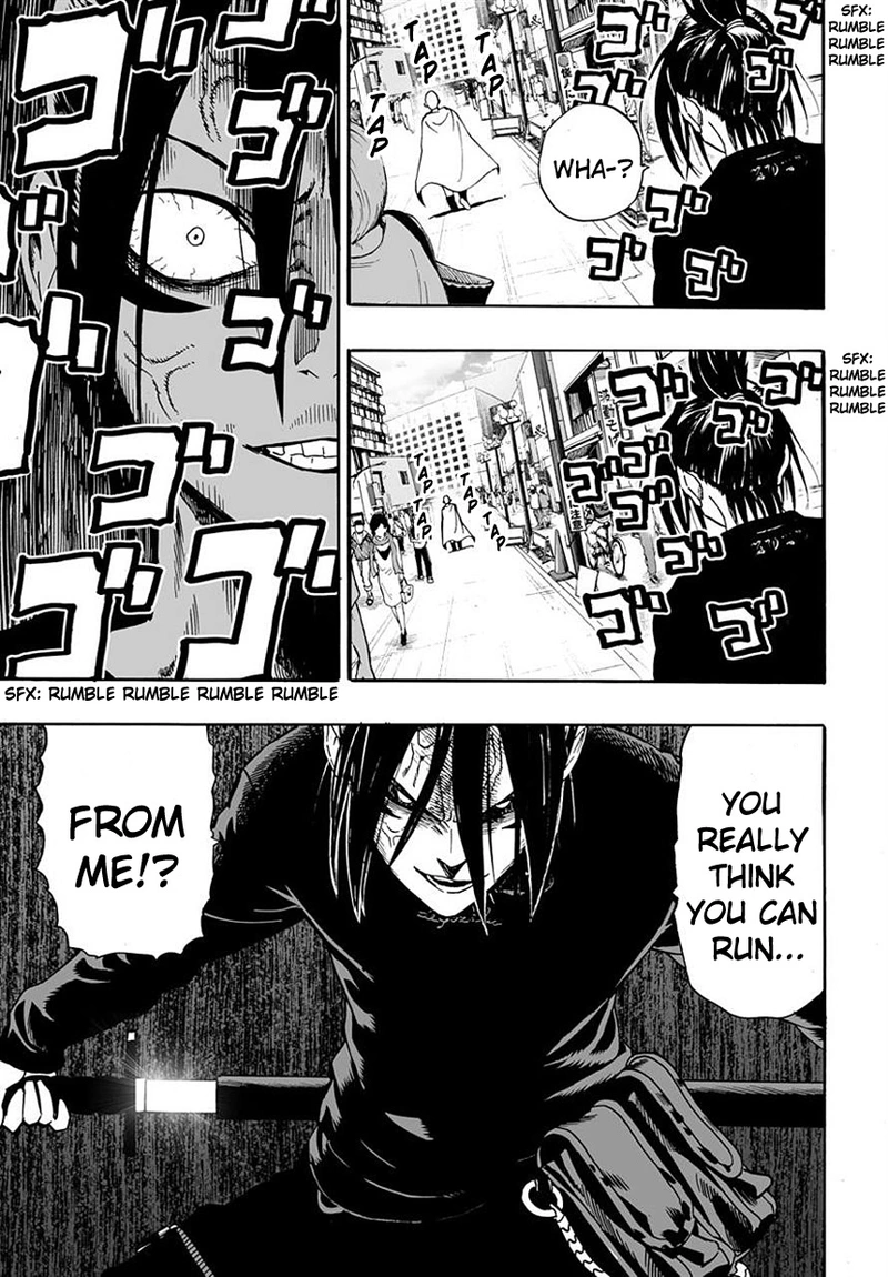 One Punch Man Manga Chapter 19 page 3 - No Time for This scene