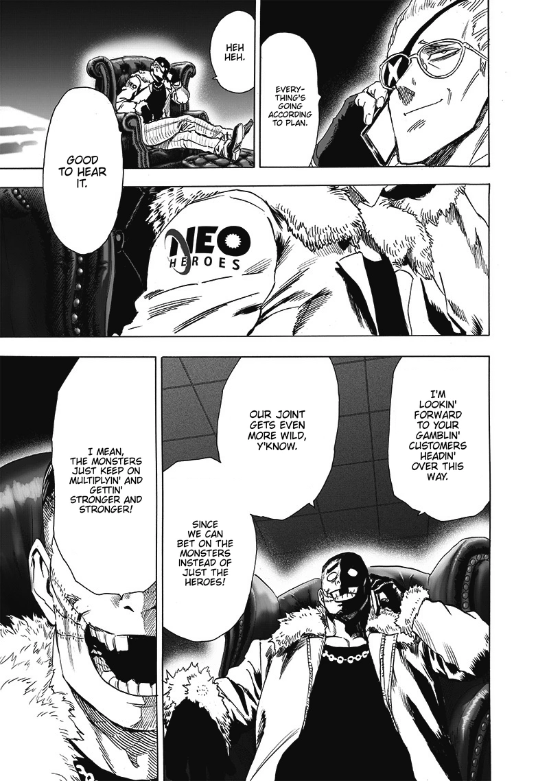 One Punch Man Manga Chapter 190 page 34 - Scheme scene