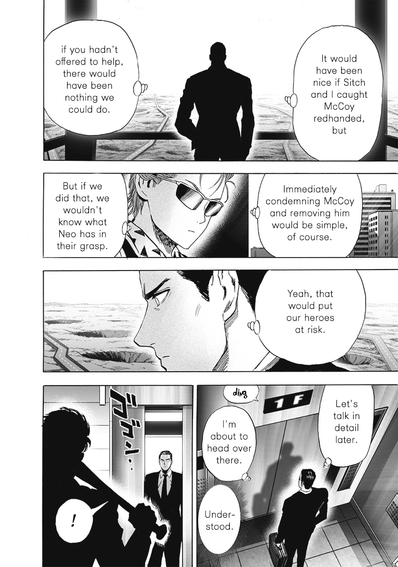 One Punch Man Manga Chapter 191 page 15 - Heroes scene