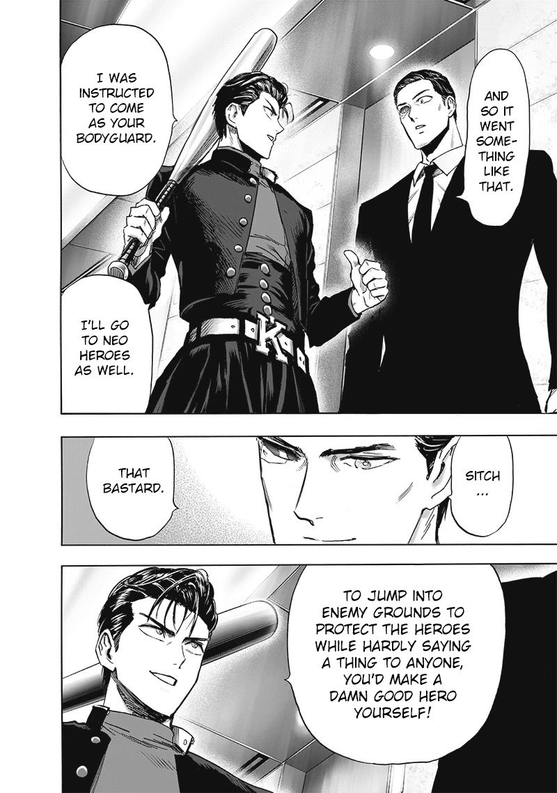 One Punch Man Manga Chapter 191 page 21 - Heroes scene